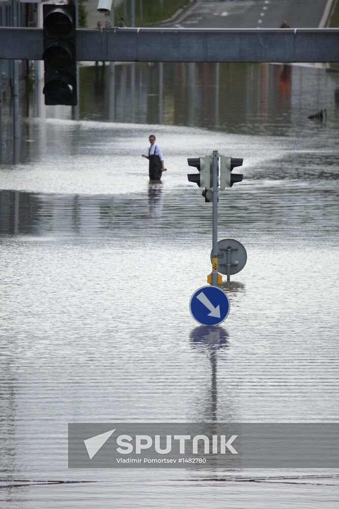 Prague under water. Flooding in Czech Republic