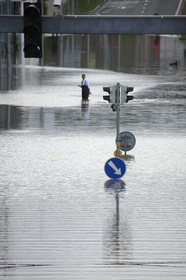 Prague under water. Flooding in Czech Republic