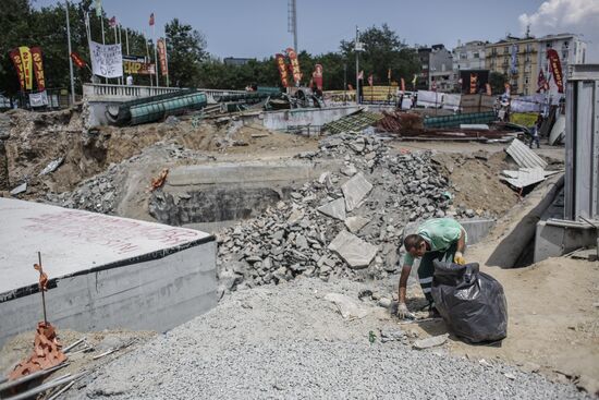 Protesters clash with police in Turkey