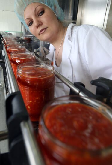 Production of tomato sauce in Kaliningrad region