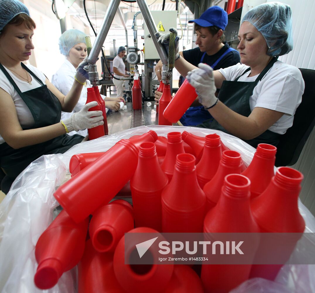 Production of tomato sauce in Kaliningrad region