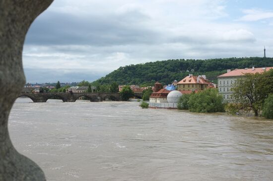 Prague under water. Flooding in Czech Republic