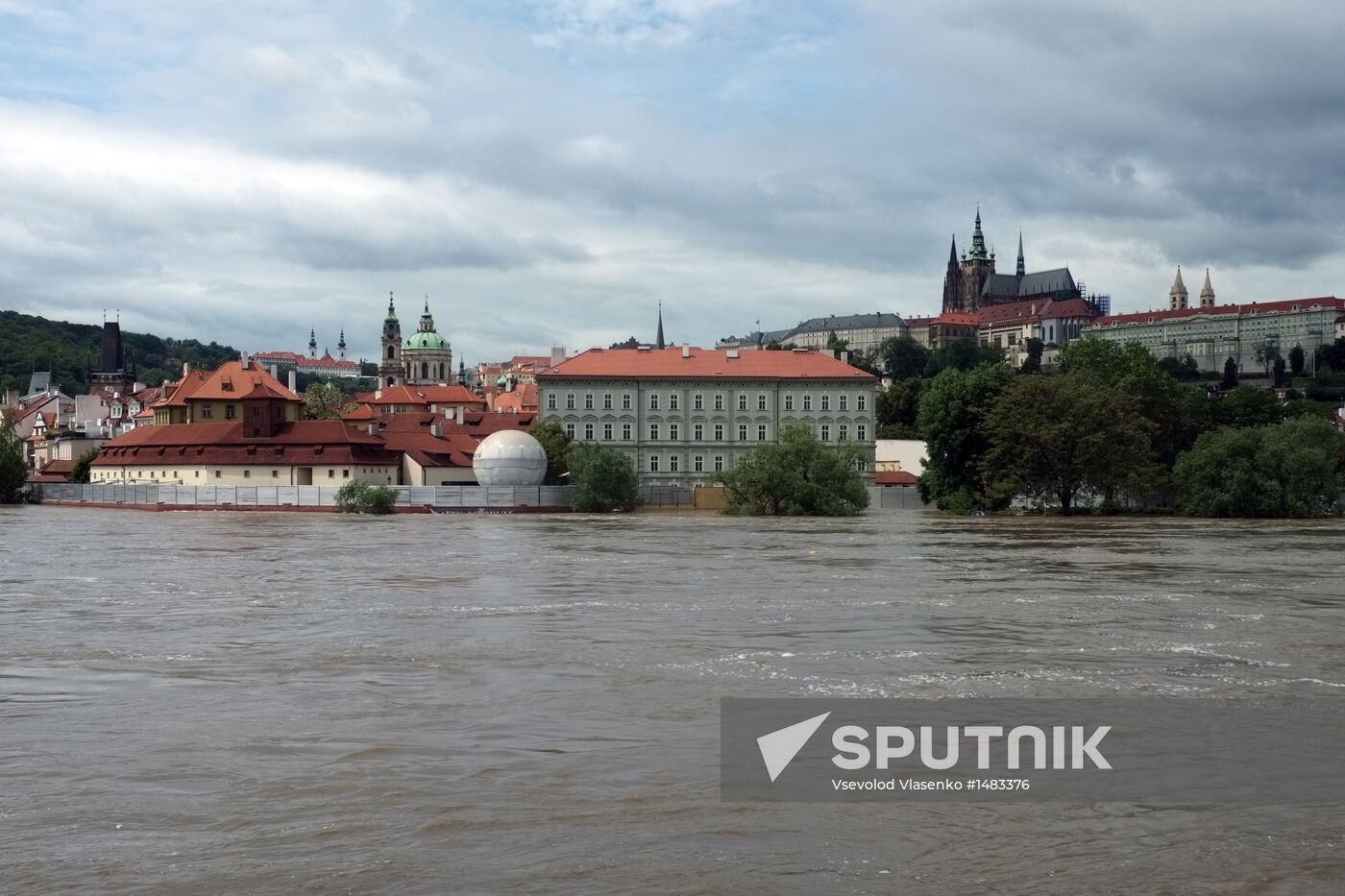 Prague under water. Flooding in Czech Republic