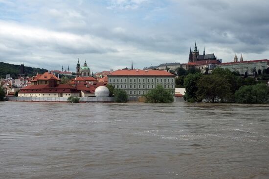Prague under water. Flooding in Czech Republic