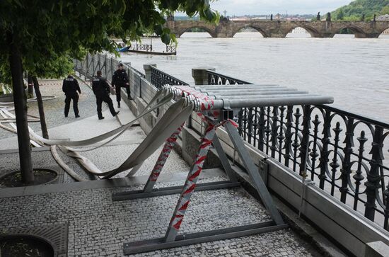 Prague under water. Flooding in Czech Republic