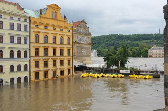 Prague under water. Flooding in Czech Republic