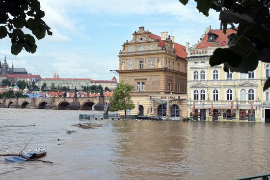 Prague under water. Flooding in Czech Republic