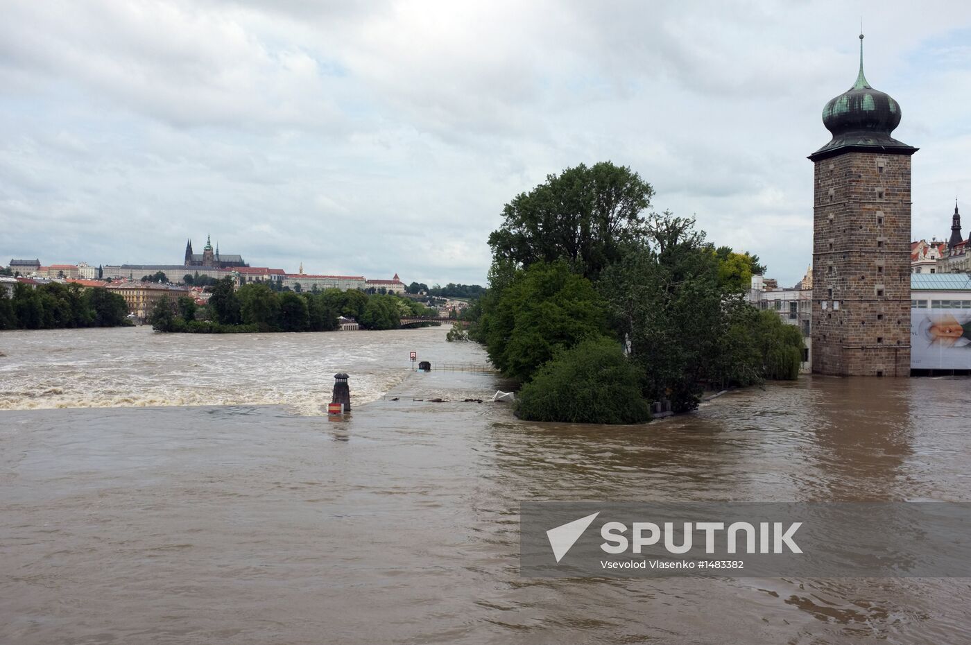 Prague under water. Flooding in Czech Republic