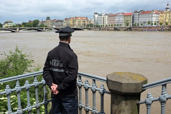 Prague under water. Flooding in Czech Republic