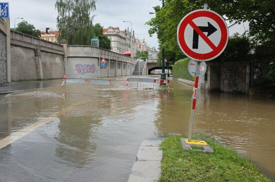 Prague under water. Flooding in Czech Republic