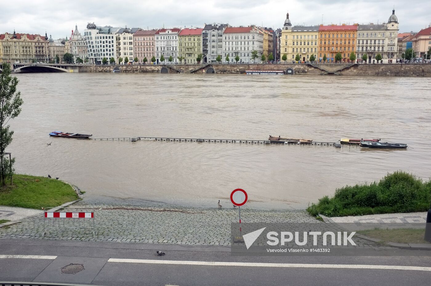 Prague under water. Flooding in Czech Republic