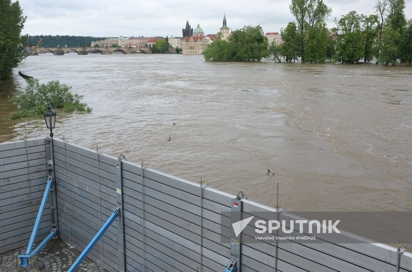 Prague under water. Flooding in Czech Republic