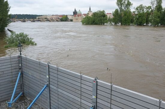 Prague under water. Flooding in Czech Republic