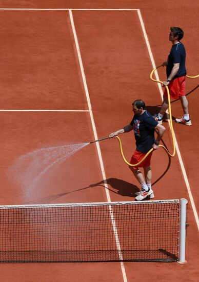 Tennis. 2013 Roland Garros. Day Eleven