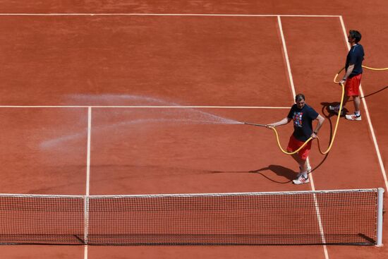Tennis. 2013 Roland Garros. Day Eleven
