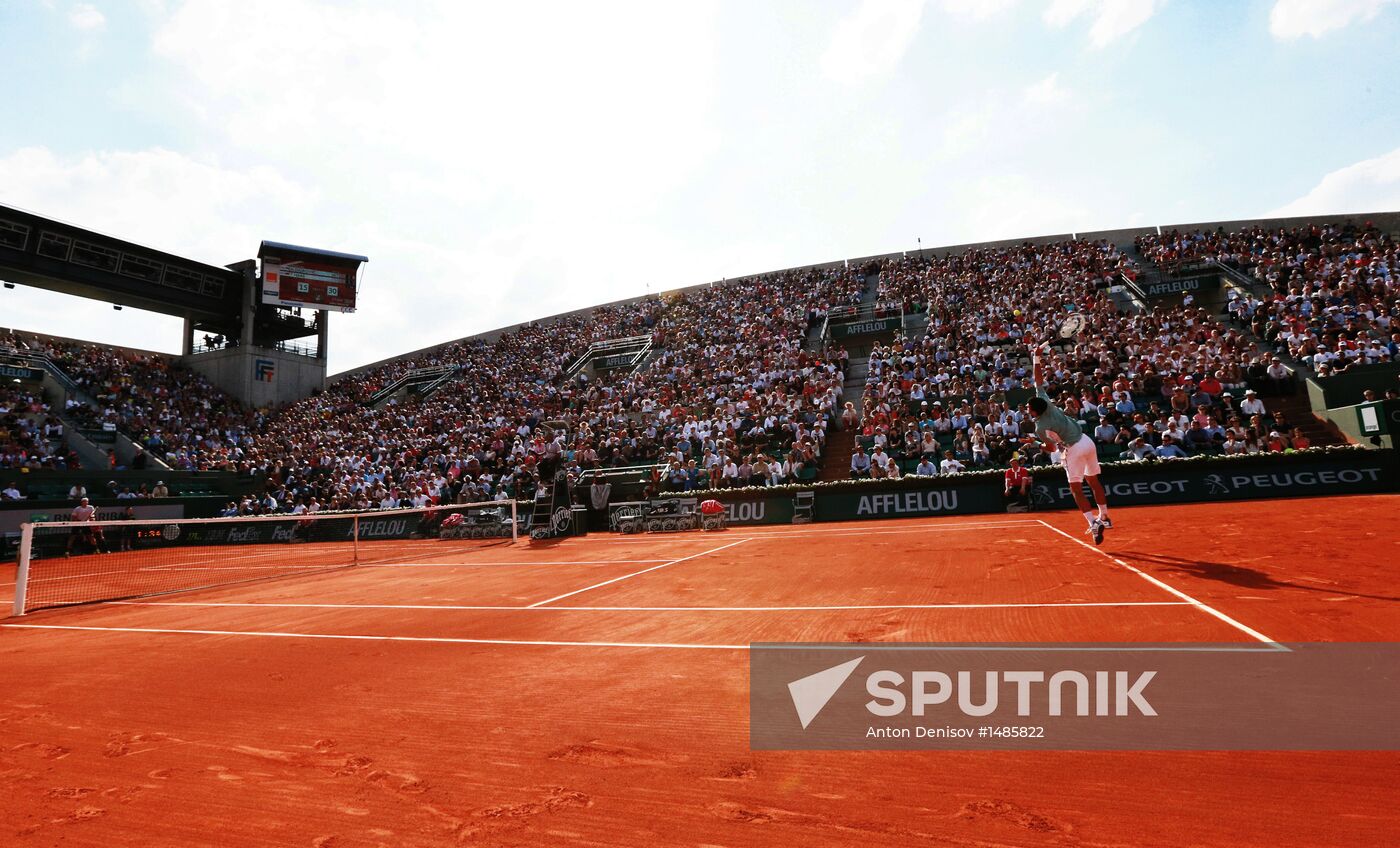 Tennis. 2013 Roland Garros. Day Eleven