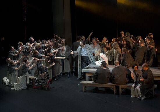 Dress rehearsal of opera Prince Igor