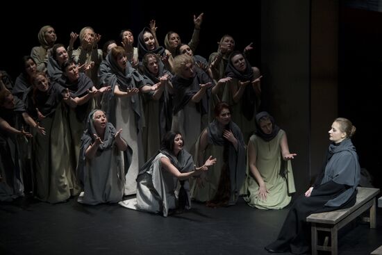 Dress rehearsal of opera Prince Igor