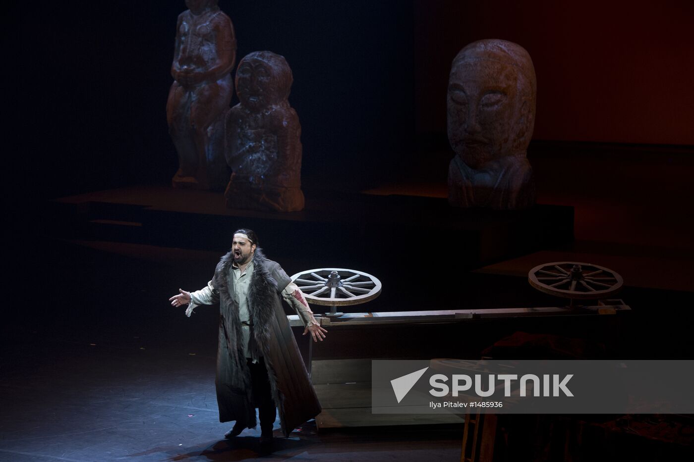 Dress rehearsal of opera Prince Igor