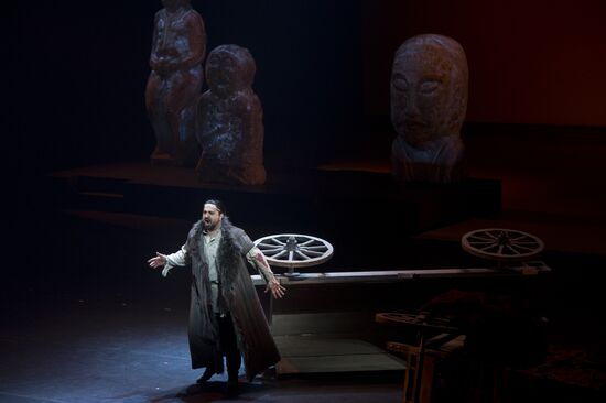 Dress rehearsal of opera Prince Igor