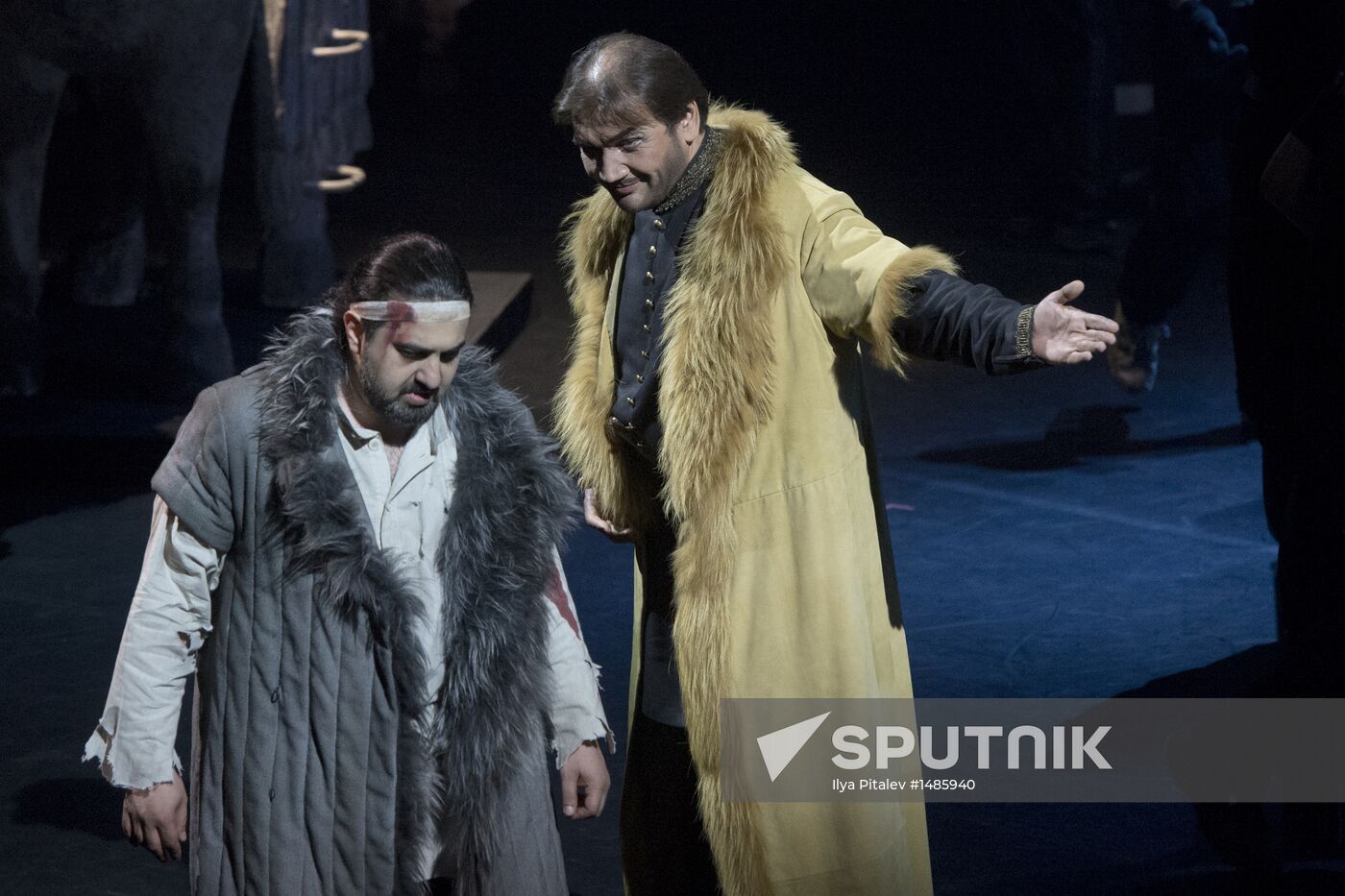 Dress rehearsal of opera Prince Igor