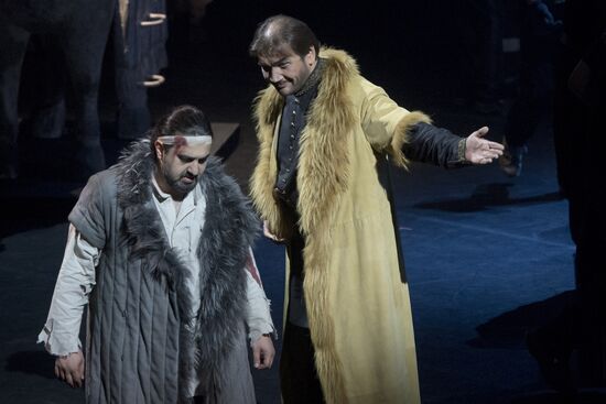 Dress rehearsal of opera Prince Igor