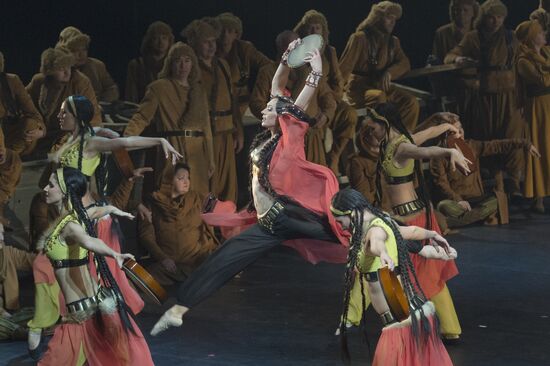 Dress rehearsal of opera Prince Igor