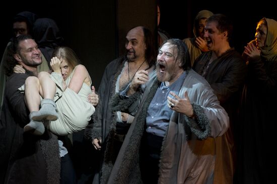 Dress rehearsal of opera Prince Igor