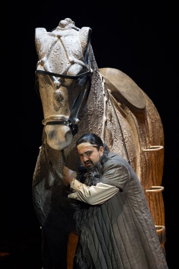 Dress rehearsal of opera Prince Igor