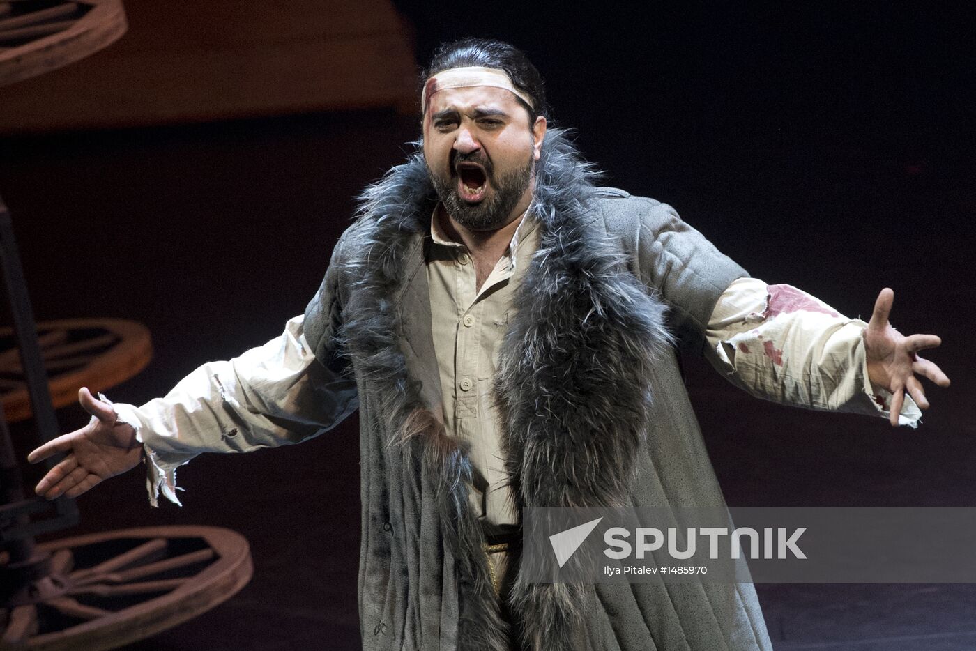 Dress rehearsal of opera Prince Igor