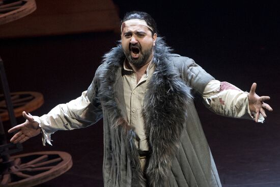 Dress rehearsal of opera Prince Igor