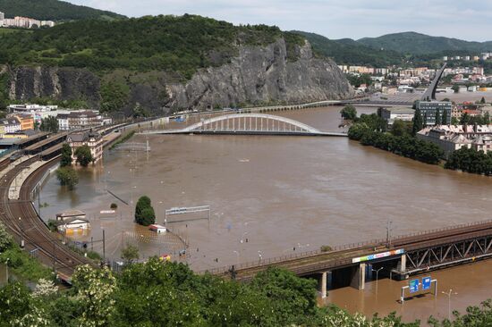 Prague under water. Flooding in Czech Republic