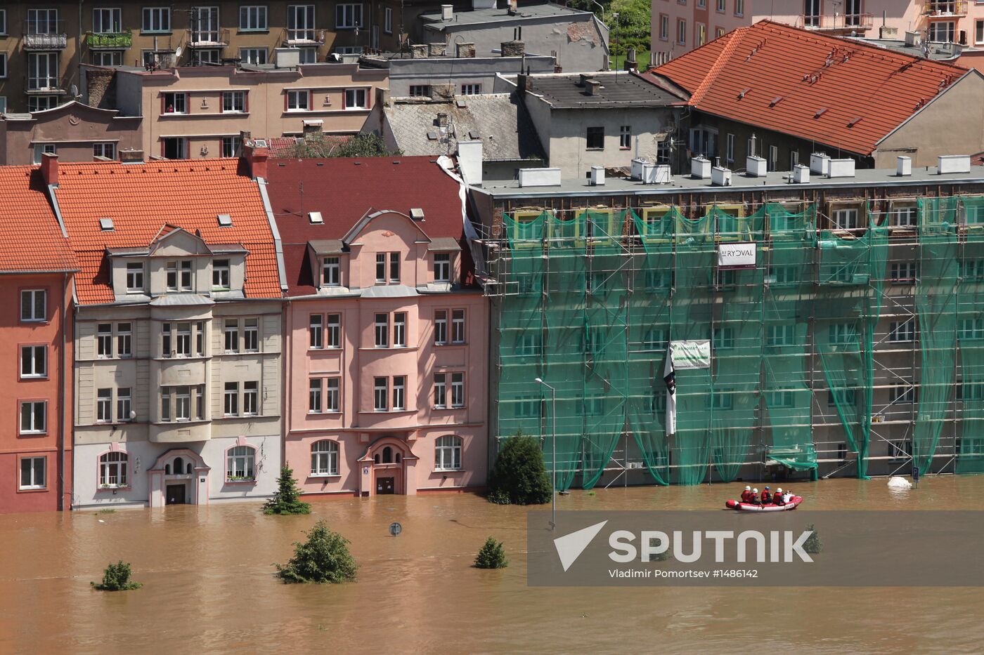 Prague under water. Flooding in Czech Republic