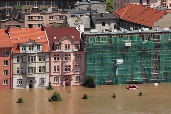 Prague under water. Flooding in Czech Republic