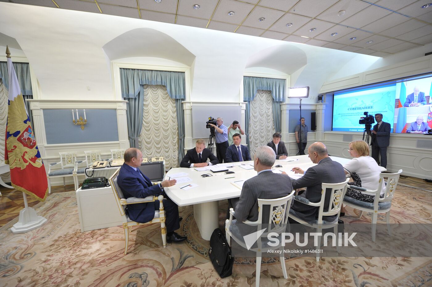 Vladimir Putin conducts meeting on secondary school education