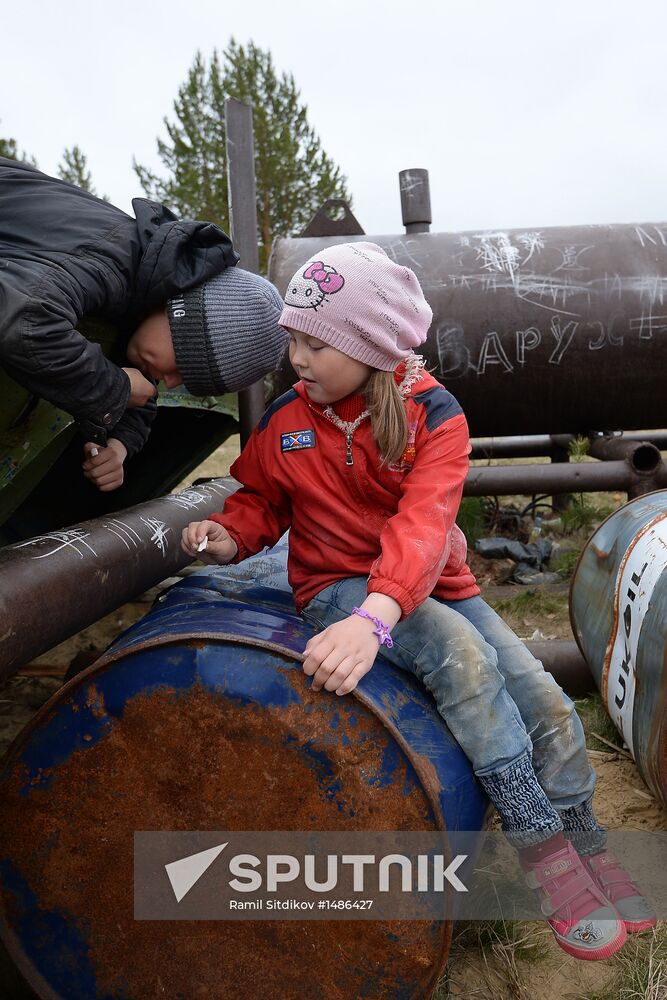 Indigenous people of oil-rich land