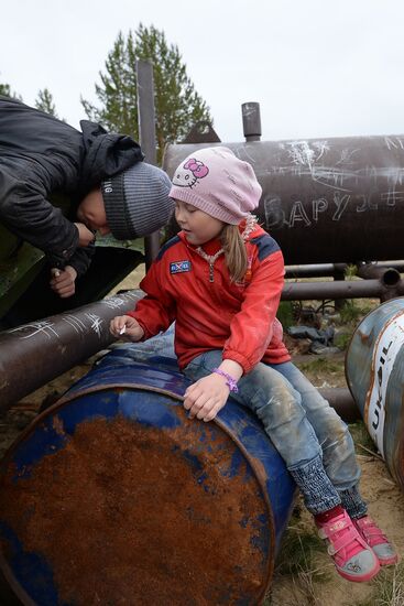 Indigenous people of oil-rich land