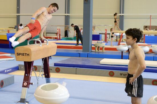 Press tour of sports facilities for Universiade 2013 in Kazan