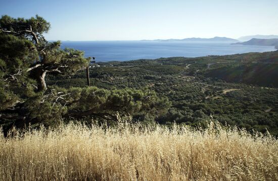 World countries. Greece. Samos Island