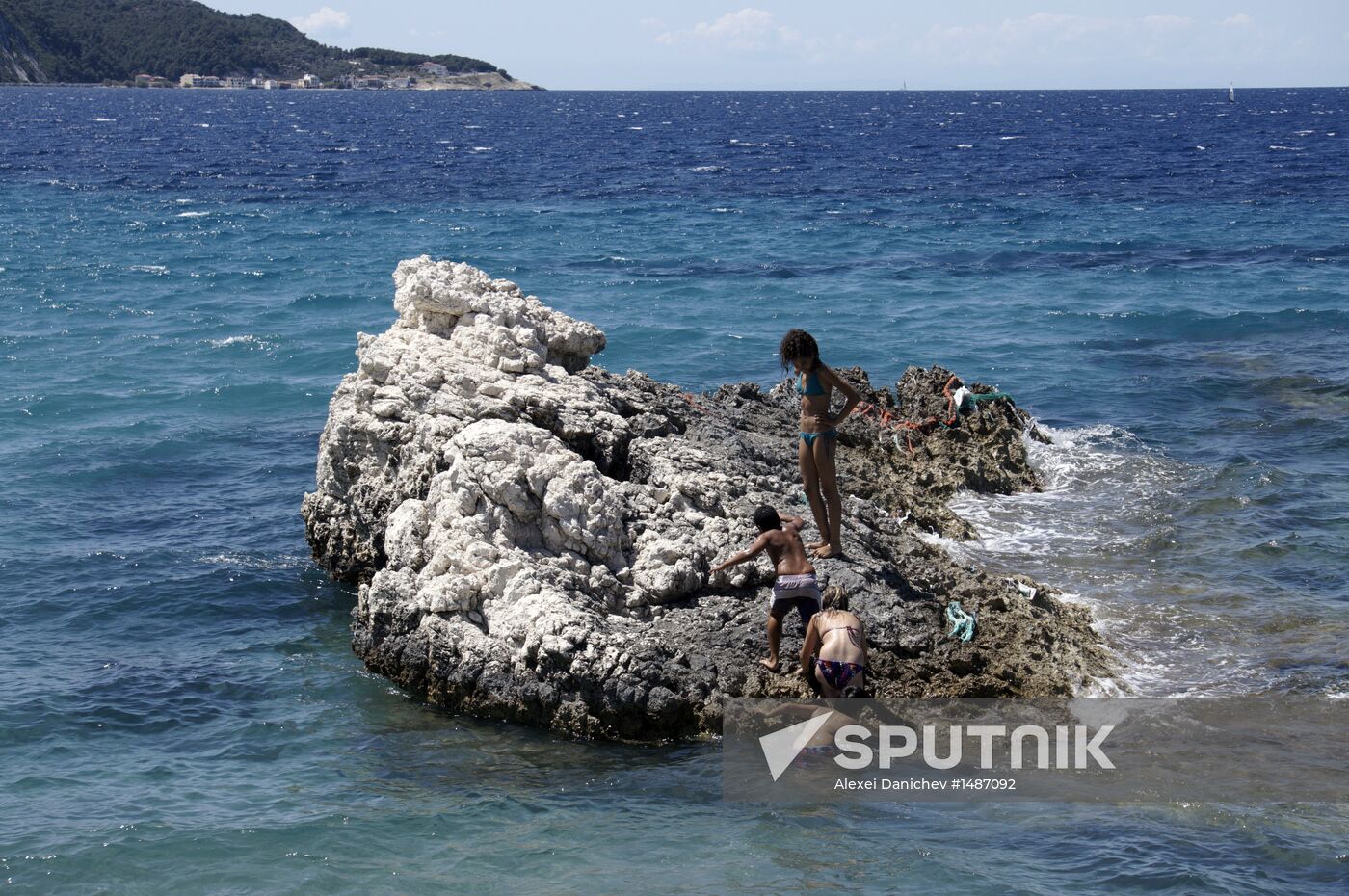 World countries. Greece. Samos Island