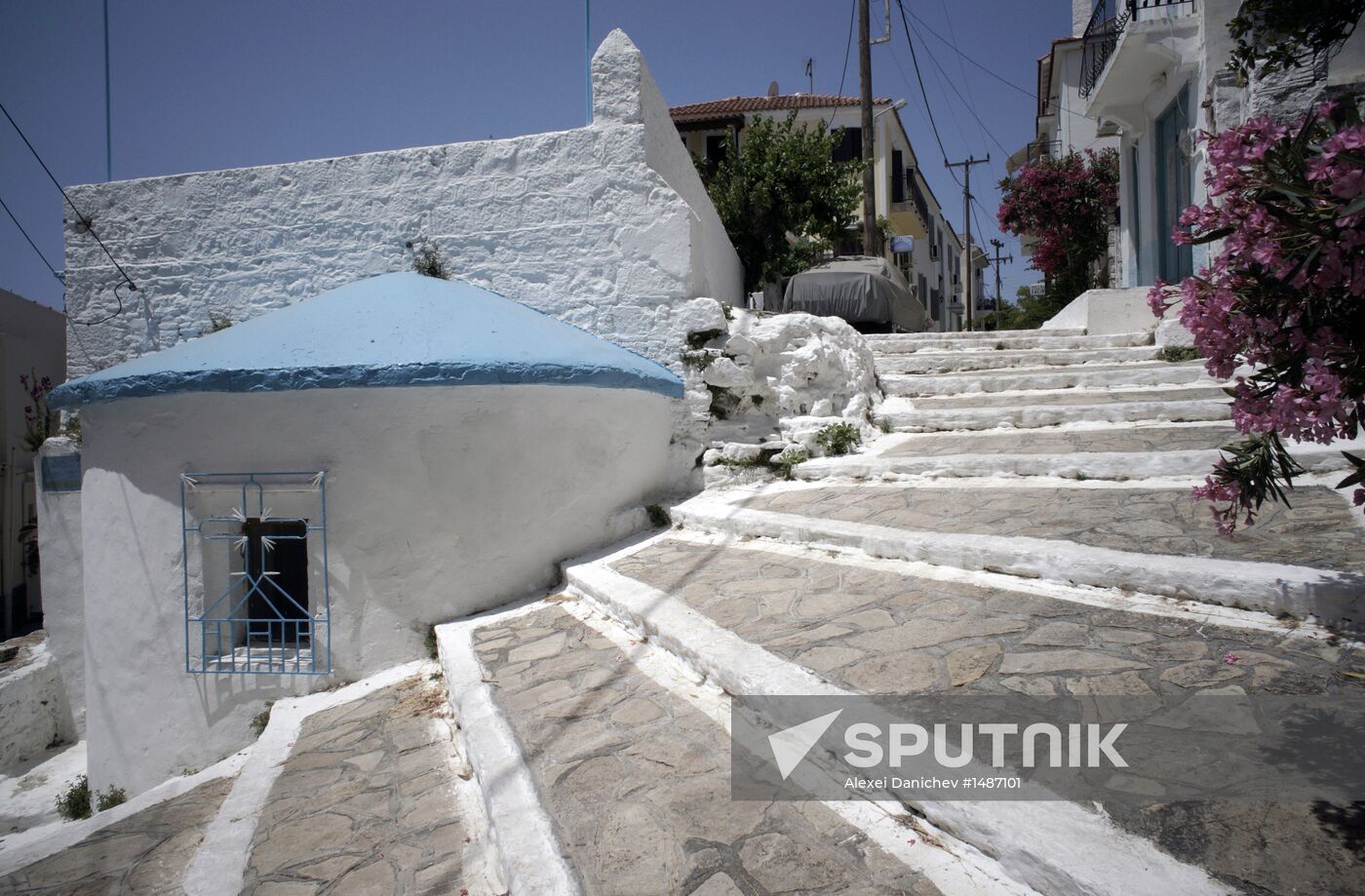 World countries. Greece. Samos Island