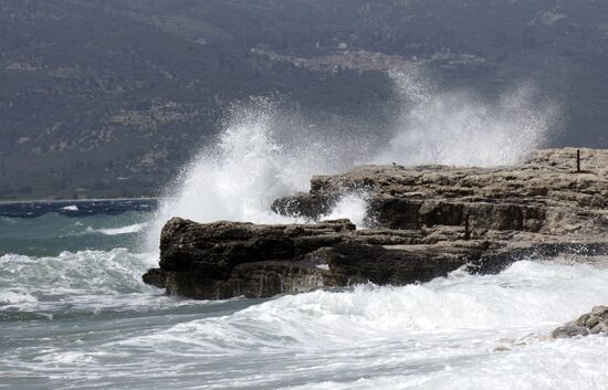 World countries. Greece. Samos Island