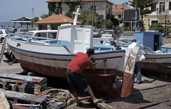 World countries. Greece. Samos Island