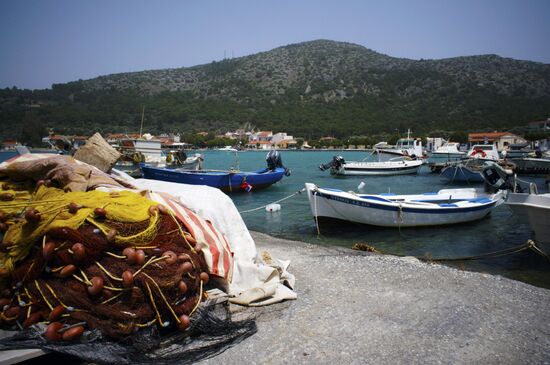 World countries. Greece. Samos Island