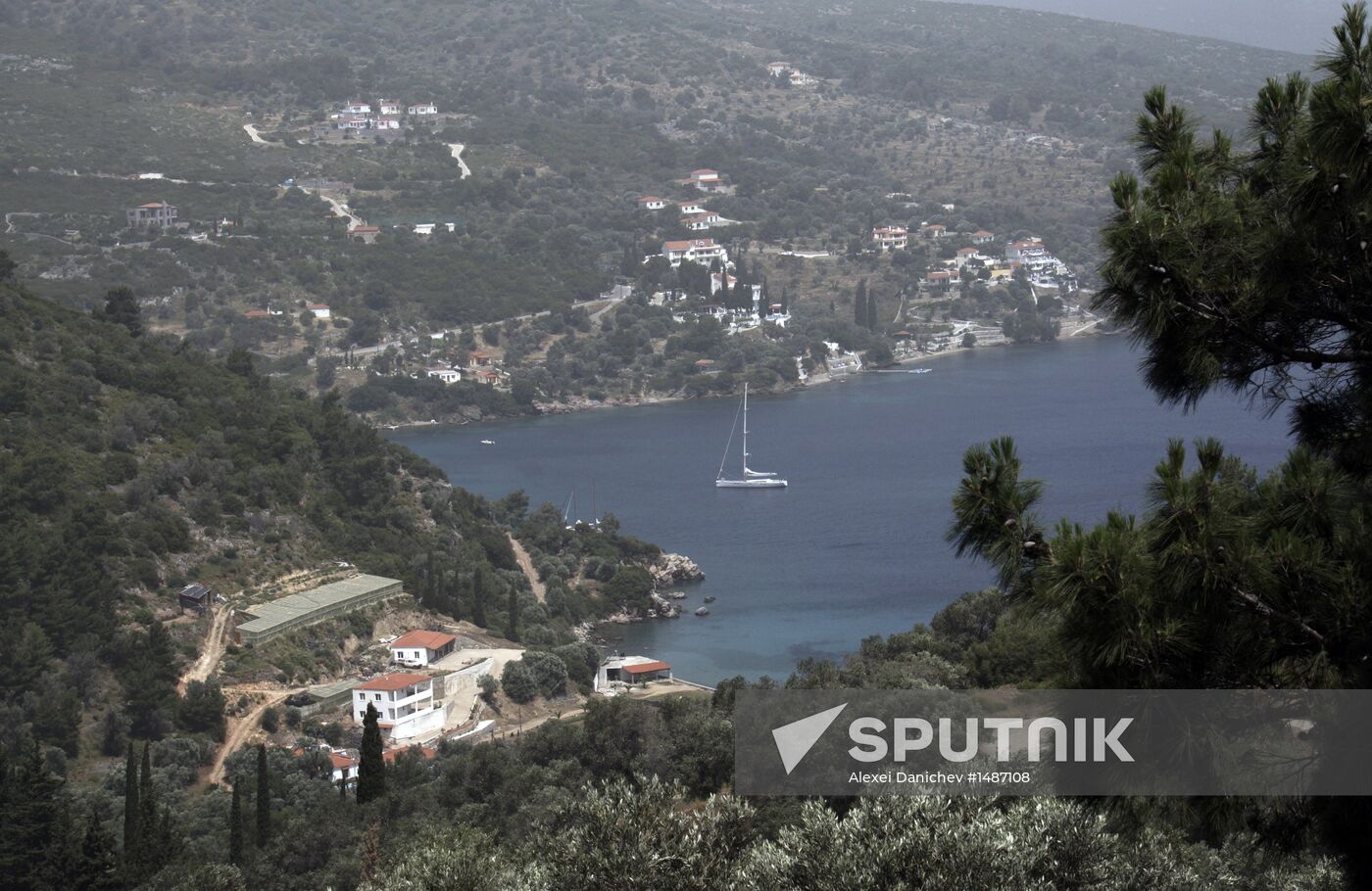 World countries. Greece. Samos Island