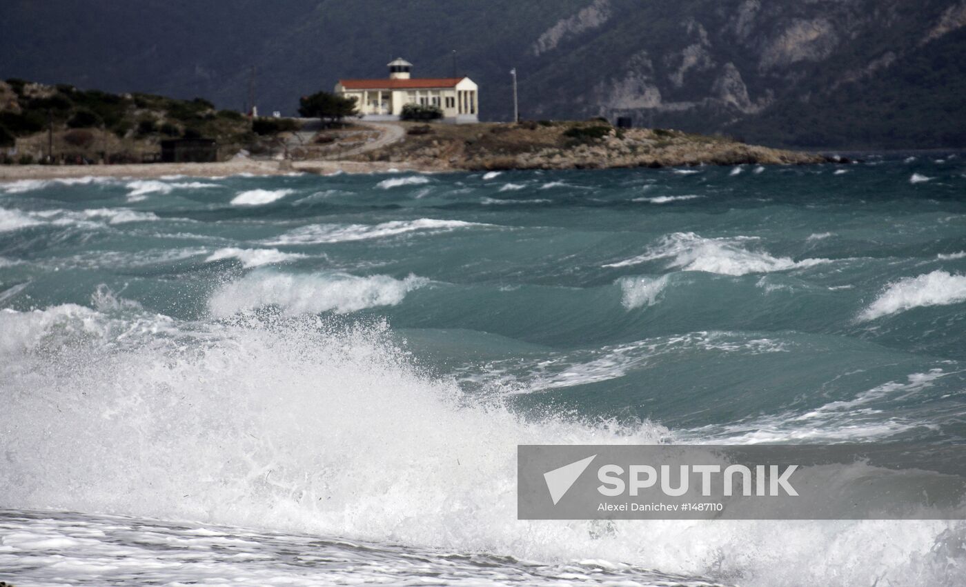World countries. Greece. Samos Island