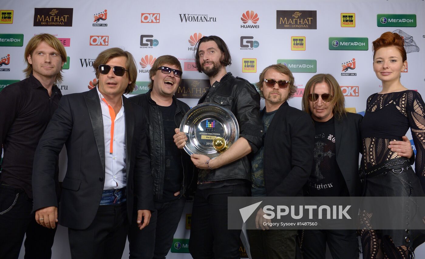 11th popular music awards Muz-TV 2013