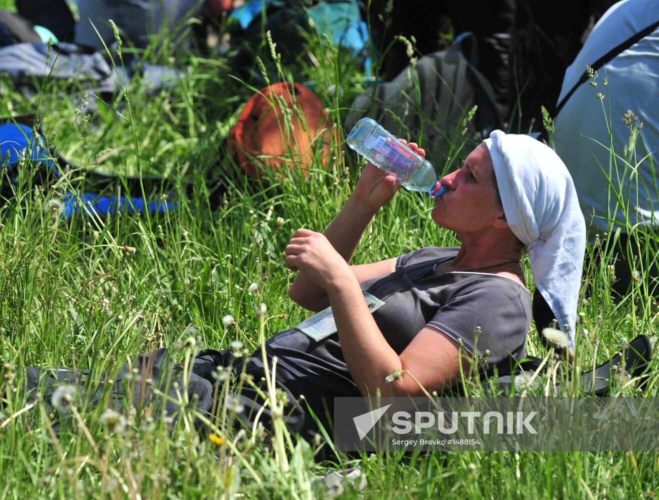 Velikaya River religious procession in Kirov Region