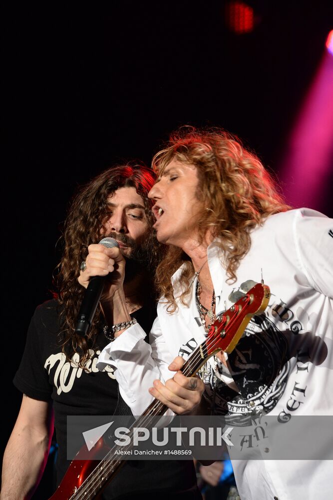 Whitesnake give concert in St. Petersburg