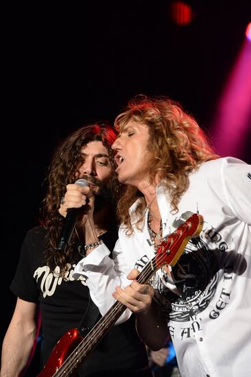 Whitesnake give concert in St. Petersburg